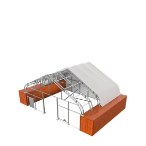 40x40ft Container Dome Heavy Duty Container Shelter Portable Warehouse