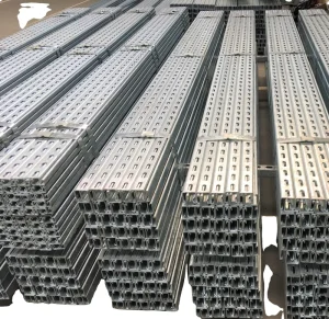 41×21 Strut Channel C Section Unistrut C Purlin Galvanized Steel EN Standard Welding Bending