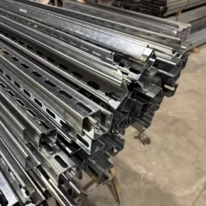 41×41 SS Slotted Bracket Frame Support Profile Building Hardware Metal Construction Fixing System Steel Channel