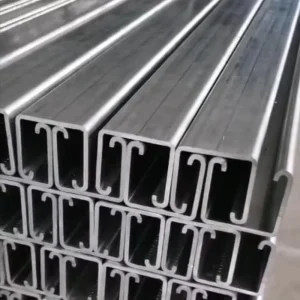 41×41 Single Strut Channel Galvanized C Slotted Strut Support Purlin