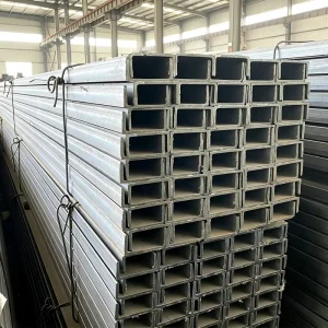 41x41mm 41x21mm Hot Dipped Carbon Steel Channel Steel for Building Frame Structure Channel Steel