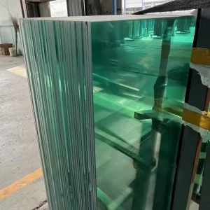 44.2 Tempered Blue/Clear Laminated PVB Safety Glass Balcony Railing