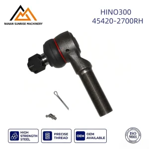 45420-2700 45430-2700 Front Steering Drag Link End Forged Steel Ball Joint Compatible With HINO 300 Truck