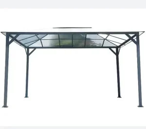 4x3m 12㎡ Outdoor Sturdy Metal Hardtop Gazebo Canopies