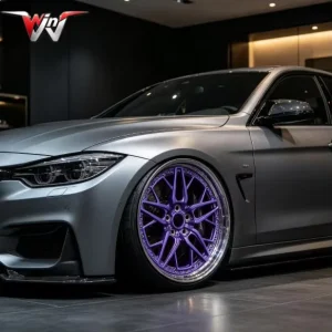 5*112 5*114.3 5*120 5*110 17 18 19 20 21 22 Inch Personalized Purple Dual Piece Forged Aluminum Alloy Wheel Hub for Benz AMG BMW