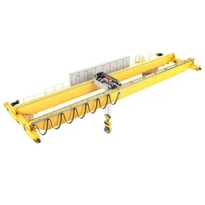 5 16 Ton PLC Controlled Overhead Bridge Crane 10.5M Span 16M Lifting Height for Metallurgy & Mining