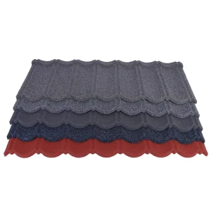 50 Years Warranty Roofing Tiles Stone Coated 0.4mm Light Weight Stone Coated Roofing Sheet Factory