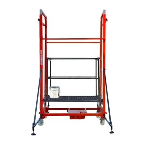 500kg 2m 6m 10m Foldable Electric Scaffolding Lift Steel Scaffolding With Wire Rope Platform for Construction