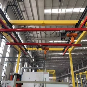 500kg 800kg 1 Ton Freestanding Bridge Crane Flexible Beam Overhead Crane