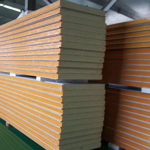 50mm 200mm Thickness PU PUR PIR Sandwich Panel for Roof and Wall Used for Warehouse Cold Room Clean Room Sandwich Panel