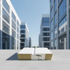 50mm 75mm 100mm 150mm 200mm Polyurethane PU PIR Sandwich Panels Eco Friendly Fire Resistant Water Resistant Hotel Workshop