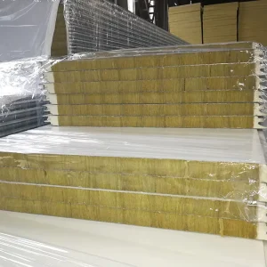 50mm Glass Wool Sandwich Panel Insulated 3D Brick Decoration Wall Panel