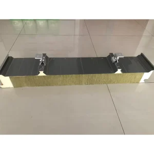 50mm Thickness Insulation Rock Wool Acoustic Sandwich Panel Modern Prefab House Cold Room
