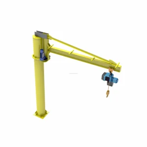 5Ton Wall Mounted Arm Jib Crane Full 360 Slewing Design Stable Lifting Performance for Daily Heavy Cargo Handling Work