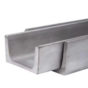 6000 Series 304 Stainless Steel Gutter Water Flow Channel Drainage Trough with Special U Shaped Groove Sheet Bent Processed