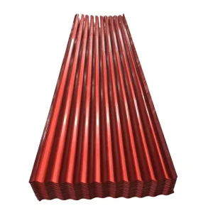 65 430 Heat Resistant Metal Roof Sheet Corrugated Roofing Covering Panel Color Coated Steel Sheet
