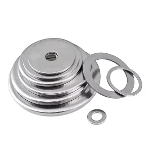65Mn Steel Zinc Plated Carbon Steel Extra Large Flat Washers Heavy Duty Wide Diameter Gaskets M3 M20 Screw Size