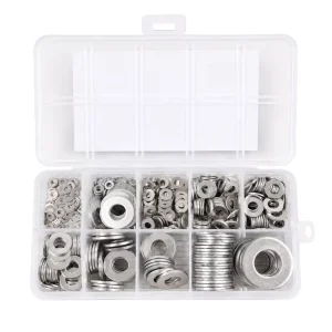 684PCS Stainless Steel Washer Flat Pad M2 M2.5 M3 M4 M5 M6 M8 M10 M12 Galvanized Zinc Carbon Steel Flat Washer