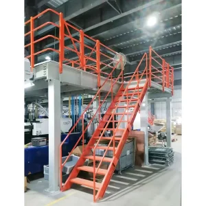 6m X 6m Steel Mezzanine Floor with Load of 500 Kgs Per square Meter with Customized Size Available