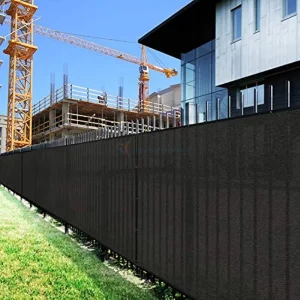 6x50ft Green HDPE Fence Privacy Screen Windscreen Cover with Grommets 95% Shade Rate for Garden Backyard