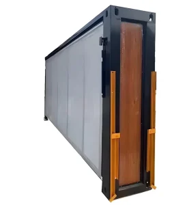 700mm Ultra-Thin Foldable Light Steel Prefab Modular Home for Backyard Garden Office Storage Pod Supermarket & Shop Use