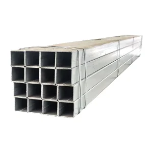 75 X 75 80 X 80 100 X 100 Steel Box Section Galvanized Square Tubing GI Steel Tube Rectangular Hollow Section