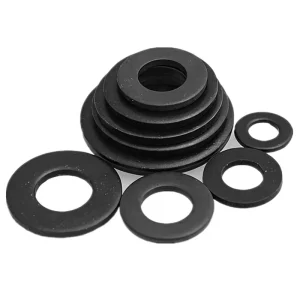 88 grade High Strength Q235 Carbon Steel Black Zinc Blackened Flat Washer GB93 87 General Industry Construction Use Metal Gasket