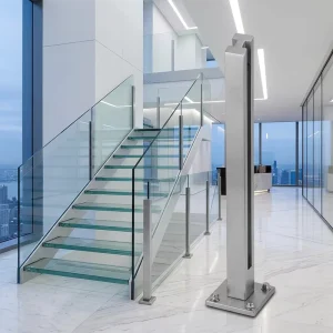 90 180 Degree Glass Holder for Glass Stair Railing and Balcony Lost Wax Casting Stainless Steel Glass Clamp Door Lock
