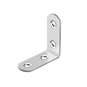 90 Degree Corner Bracket Stainless Steel L Bracket for Shelves Black Small Right Angle Bracket for Furniture