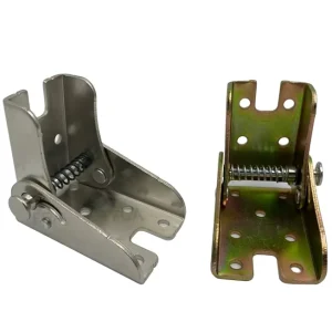 90 Degree Hinged Metal Leg Fittings Heavy-Duty Steel Angle Braces for Folding Table Hinge for Bedroom Home Office Supermarket
