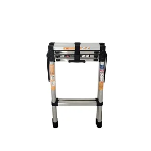 A-Shape Design Telescopic Stainless Steel Ladder Extension for Apartment Use Durable