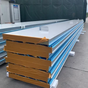A1 Fireproof Rock Wool Sandwich Panel Insulated Metal Wall Roof Panel Heat Sound Insulation CE Certified for Warehouse Factory