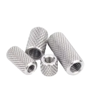 A2 A4 Stainless Steel Body Right Hand Thread Knurled Nut M3 M12 DIN 467 GB T 806 Hand Tightening for Heavy Industry Machinery