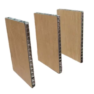 A2 Fireproof Wood Grain Aluminum Honeycomb Panel Customized Lightweight Composite Sandwich Panel For Wall Cladding & Ceiling