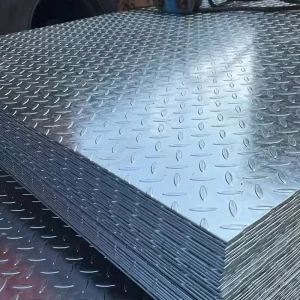 A36 Carbon Steel Ribbed Steel Plate 3000mm Length Anti Slip Board for Staircase