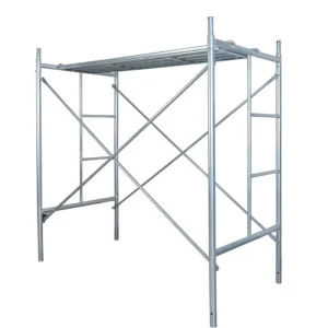 ANSI Standard Steel Ladder Frame Scaffolding Set with Cross Braces and Joint Pins 5’x6’4