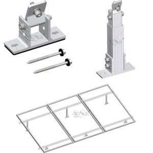 ARTSIGN Adjustable Tilt Solar Mounting Racking Roof Solar Panel Mounting Systems Structure