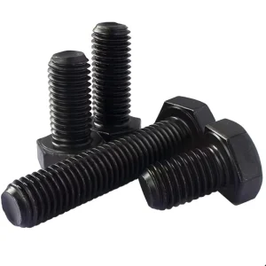 ASTM A307 Hex Head Carbon Steel Structural Bolts Black Oxide Zinc Plated with Nuts for General Construction