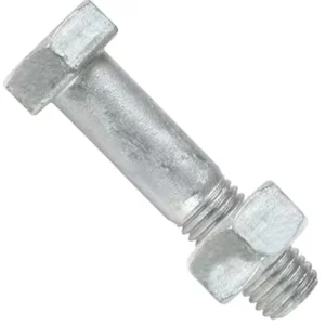 ASTM A325 Grade 8.8 Hot Dip Galvanized Hex Bolt Heavy Duty Structural Fastener for Steel Building and Infrastructure Framework
