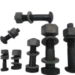 ASTM A325M GB1228 Heavy Hex Structural Plain Bolt High Tensile DIN Sizes M16-M30 40mm-100mm Grade 10.9 Alloy Steel Black