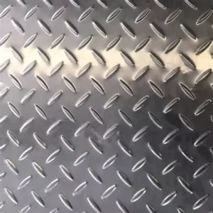 ASTM A36 Carbon Tread Plate Hot Rolled Chequered Steel Sheet 3-16mm Custom Cut for Platform Stair Tread