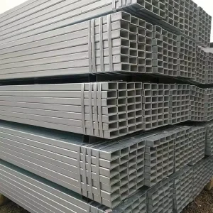 ASTM A36 Pre galvanized Rectangular Welded Steel Tube MS Iron Steel Square Pipe
