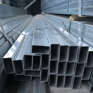 ASTM A500 Galvanized ERW Welded Steel Tube 6m Length Black Hollow Sections Square Rectangular For Structure Pipe Cut to Order
