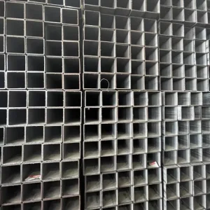 ASTM A500 Q235B Galvanized Square Steel Pipe 40×40 SHS GI Hollow Section Precision Structural Steel Tube