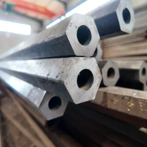 ASTM A519 Non Alloy Carbon Steel Outer Hexagon Inner Round Seamless Mechanical Tube 85x42mm