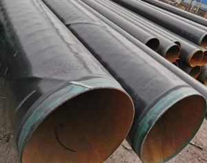 ASTM A53 ERW 3PE Anti-corrosion Steel Pipe Round Tube for Water and Oil Pipeline