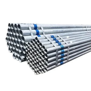 ASTM A53 Galvanized Round Steel Pipe Hot Dipped ERW Welded Tube for Fire Protection System Water Supply
