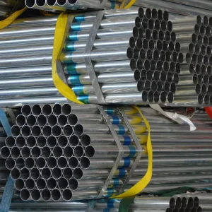 ASTM A653 Pre-Galvanized Steel Pipe ERW GI Round Tube Pipe for Agricultural Greenhouse and Fence Systems