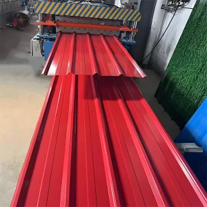 ASTM Anti oxidation Pre coated Color Galvanized PPGI Corrugated Steel Roof Panel Suitable for Building Materials