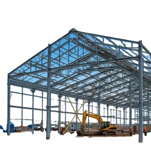 ASTM Heavy Steel Structure Workshop Quick Disassembly Prefab Metal Finished Product Warehouse Budget Anti Rust Structure Factory